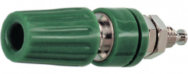 24 15 008, Binding post diam. 4 mm yellow/green, RITEL