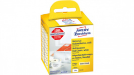 ASS0722440, Multipurpose Roll Labels, 1 roll/160 labels, 54 x 70 mm, White, Zweckform