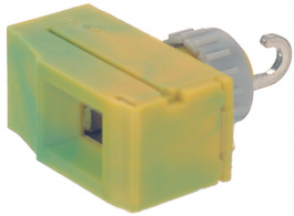 0708836, Lead-through terminal block yellow/green 1 Poles, Phoenix Contact