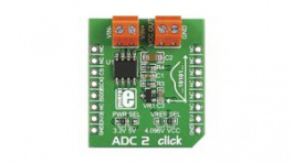 MIKROE-1893, ADC 2 Click 22-Bit Analogue to Digital Converter Module 5V, MikroElektronika