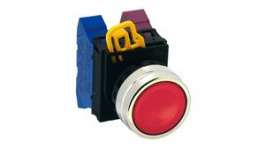 YW4B-M1R, Pushbutton Switch Actuator, Metal, Red, Momentary Function, IDEC