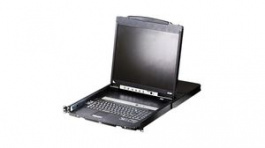 CL5816N D, 19^ LCD Dual Rail KVM Switch SPHD/VGA, Aten