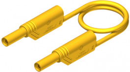 MLS SIL WS 100/1 yellow, Test lead diam. 4 mm Yellow 100 cm 1 mm2 CAT II, SKS Kontakttechnik