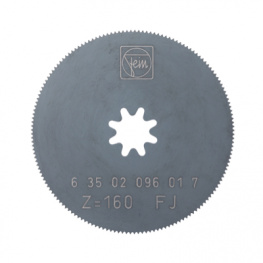 63502097027, HSS saw blade diam. 80 mm, for plastics, wood, putty, bright metal and sheet up, Fein