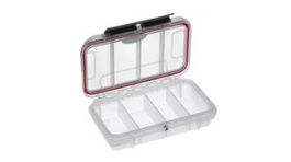 RND 600-00284, Watertight Case with 4 Compartments, 175x115x47mm, Polypropylene (PP), Transparent, RND Lab
