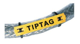 TTAGPU15X65YE-PUR-YE [190 шт], Identification Tag, PUR, 15 x 65mm, 190pcs, Yellow, HellermannTyton