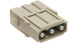 09140032601, Разъем: HAN; модуль; "папа"; Han Modular 40A; PIN:3; 40А; 690В; 3мкм, Harting