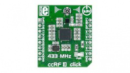 MIKROE-2389, ccRF 3 Click Radio Transceiver Module, 433MHz 3.3V, MikroElektronika
