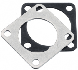 08 0045 000 001, Square flange with seal, Binder