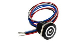 RND 210-00762, Illuminated Capacitive Touch Switch, Latching Function 1.5 A 30 VDC 1CO IP68, RND Components