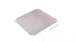 8120929, Mounting Plate, Galvanised Steel 450x450x2 mm, Fibox
