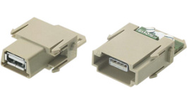 09140014701, Разъем: HAN; модуль; "мама"; Han Modular USB; 1А; 50В; 500циклов, Harting