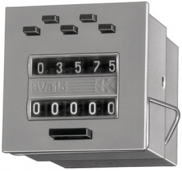 2.100.210.013, Preset Counter, Electromechanical 53 x 53 mm, Kubler