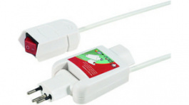 0301599 1, Mouse power saving cable, 2 m, white, Steffen