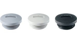 10.4015PA/SW, Blanking Plug, IP54, M40 x 1.5, Polyamide 6, Black, JACOB
