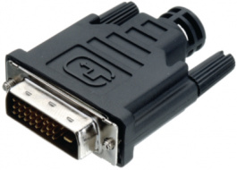 10077, Cable connector, DVI-I dual link, -