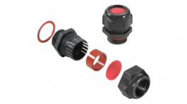 2017560000, Cable Gland, 16 ... 21mm, M32, Polyamide 6, Black, Weidmuller
