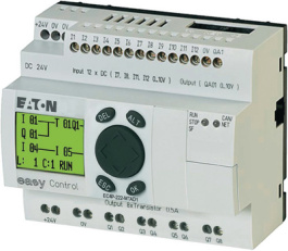 EC4P-222-MTAD1, Easy Control EASY, 12 DI (4 D/A), 8 TO, 1 AO, Eaton