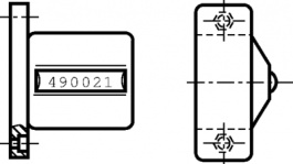 2 490 012, Fastening plate, HENGSTLER