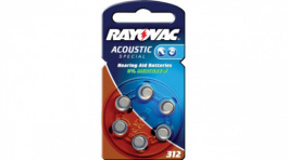 4607945416, Hearing-aid battery 1.4 V 160 mAh, RAYOVAC