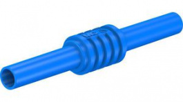 66.9123-23, Lead Coupler 4mm Blue 32A 1kV Brass, Staubli (former Multi-Contact )