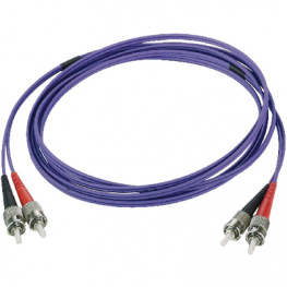 STSTOM3DPU1, LWL-кабель OM3ST/ST 1 m фиолетовый, AFL Hyperscale