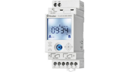 12.62.8.230.0000, Time Clock Relay, Week, 2 Change-Over (CO), FINDER