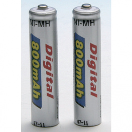 800MAH AAA [2 шт], NiMH-батарея HR03/AAA 1.2 V 800 mAh, Vanson