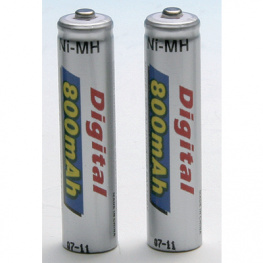 800MAH AAA [2 шт], NiMH rechargeable battery HR03/AAA 1.2 V 800 mAh, Vanson