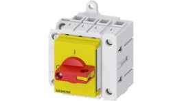 3LD3030-1TL13, Switch Disconnector 16 A 690VAC IP40 Yellow/Red, Siemens
