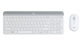 920-009205, Keyboard and Mouse, 1000dpi, MK470, US English with €, QWERTY, Wireless, Logitech