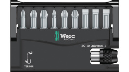 05056161001, Набор насадок; Кол-во шт: 10; 25мм; Torsion, Wera Tools