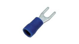 FV2-4A [100 шт], Insulated Fork Terminal, Blue, 4.3mm, 1.04 ... 2.63mm?, Vinyl Pack of 100 pieces, JST