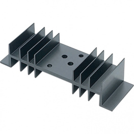 KS111-75E KOMBI, Heat sink 75 mm 2.6 K/W @ 20 W black anodised, Austerlitz