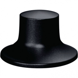 K1-MD-B60, Aluminium Knob black 36 mm, ELMA