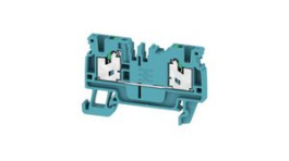 2753940000, Terminal Block, Push-In, 2 Poles, 800V, 24A, 0.5 ... 2.5mm², Blue, Weidmuller