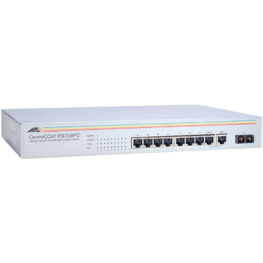 AT-FS709FC, Switch 8x 10/100 - Desktop 19", Allied Telesis