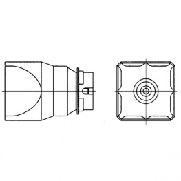 NQ45, Quad Nozzle, 31.3 mm x 31.3 mm, Weller