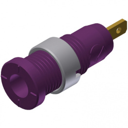 MSEB 2610 F2,8 Au violett / violet, Safety socket diam. 2 mm violet, SKS Kontakttechnik