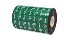 05095GS06407, Print Ribbon, Resin, 74m x 64mm, Black, Zebra