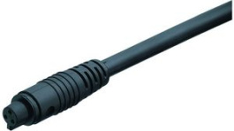 79 9004 12 04, Snap-In IP40 3 Poles Cable Socket Moulded on 2m PVC Cable, Binder