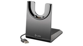 213546-01, Headset Charging Stand, Voyager 4220, Black, Poly