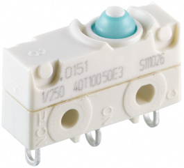1045.0151, Micro switch 1 A Plunger 1 change-over (CO), Marquardt