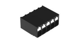2086-1225, Wire-To-Board Terminal Block, THT, 3.5mm Pitch, Right Angle, Push-In, 5 Poles, Wago