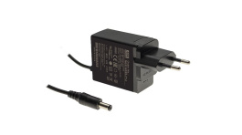 NGE18E12-P1J, Plug-In Power Supply NGE18 264V 250mA 18W Euro Type C (CEE 7/16) Plug 2.1 x 5.5 mm Barrel Plug, MEAN WELL