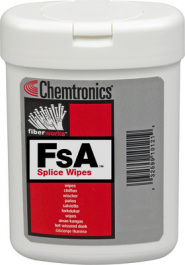 FSA75 [75 шт], Fusion splice cleaner wipes PU=75 ST, Chemtronics