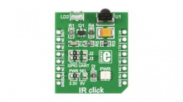 MIKROE-1377, IR Click Remote Control Development Board 5V, MikroElektronika