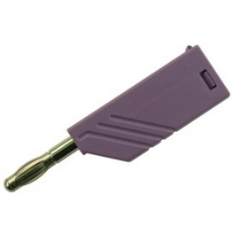 LAS N WS VIOLETT / VIOLET, Plug diam. 4 mm violet, SKS Kontakttechnik