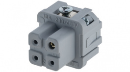 C146 10B003 002 4, Socket insert, 3+PE, C 146 A, Amphenol