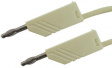 MLN 25/2.5 WEI / WHITE Test lead diam. 4 mm White 25 cm 2.5 mm2 CAT I